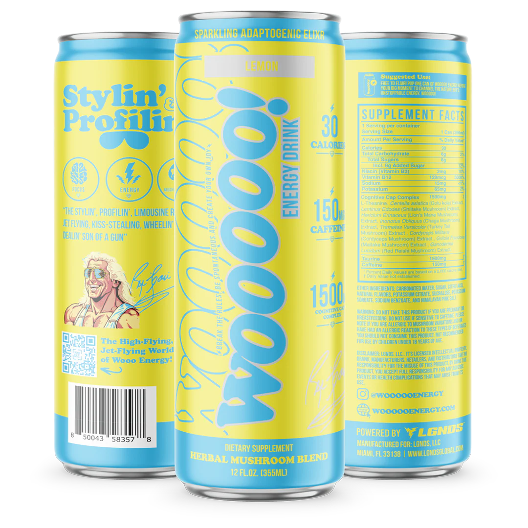 Mushroom infused energy drinks