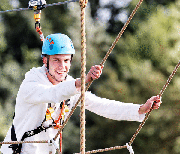 How a Ropes Course Harness Ensures Safety During High-Rope Challenges