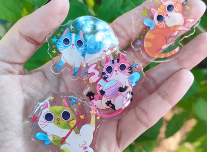 Acrylic Pins with Vibrant Print Quality: Bringing Designs to Life in Full Color